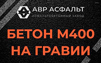 Бетон М400 на гравии в Рябово